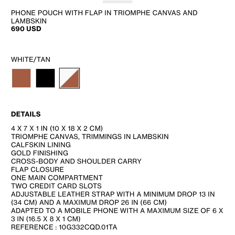 Celine Tan and Beige Crossbody Bag - Picture 4 of 4